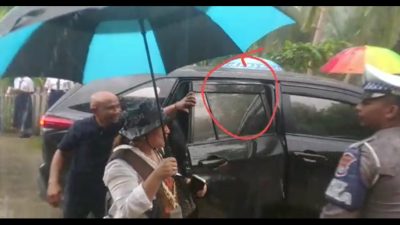 Hujan Deras Sambut Kedatangan Istri Mendagri Tito Karnavian di Tempat Wisata Paisu Pok, Kabupaten Banggai Kepulauan