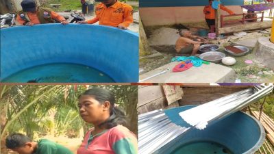BPBD Bangkep Bertindak Cepat Mendistribusikan Air Bersih Di Desa yang Terdampak Krisis Air Bersih