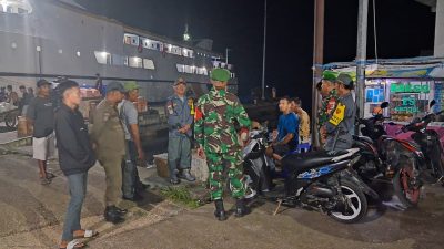 Koramil 1308-10/Salakan Gelar Patroli Kamtibmas di Wilayah Ibu Kota Salakan