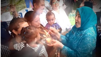 Kunjungan Kerja Istri Mendagri Tito Karnavian Sri Suswati Di Kab.Bangkep dan Banggai