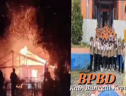 1 Unit Rumah Warga Desa Binuntuli Kec.Liang Hangus Terbakar Dilalap sijago Merah