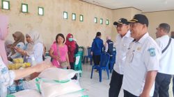 Wabup Bangkep Serfi Kambey Kunjungi Pasar Murah di Desa Tompudau