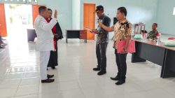 Penjabat Kepala Desa Talas-Talas, Esri Lumu, Resmi Dilantik Camat Buko