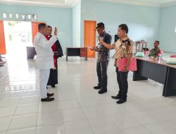 Penjabat Kepala Desa Talas-Talas, Esri Lumu, Resmi Dilantik Camat Buko