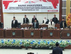 DPRD Banggai Kepulauan Resmikan PAW Wakil Ketua, Sriyeni Gantikan Rusdin Sinaling