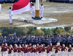 Upacara HUT ke-81 RI di Banggai Kepulauan Berlangsung Khidmat, Polisi Cilik Curi Perhatian