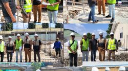 Kejari Banggai Laut Tinjau Proyek Pembangunan RS Trikora Salakan