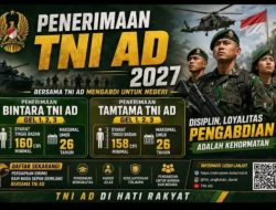 Kabar Gembira: TNI AD Siapkan Rekrutmen Besar-besaran Secaba dan Catam pada 2027