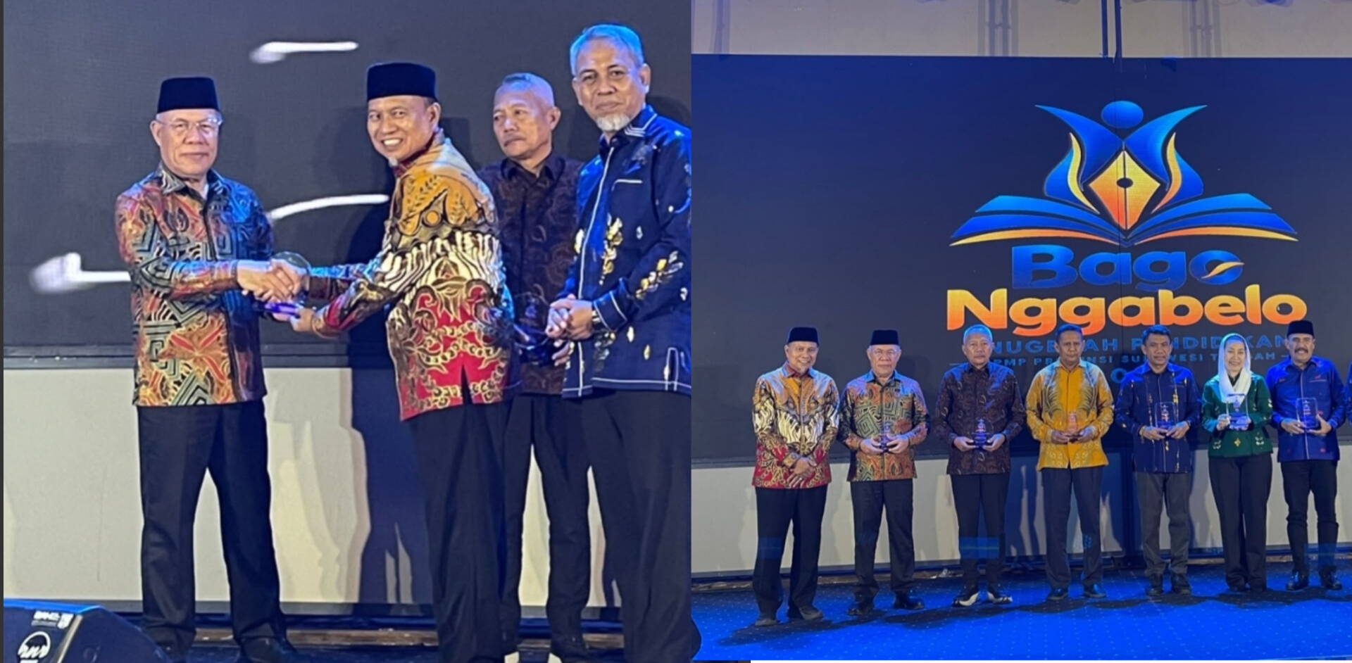 Bupati Banggai Kepulauan Hadiri Anugerah Pendidikan “Bago Nggabelo” 2026